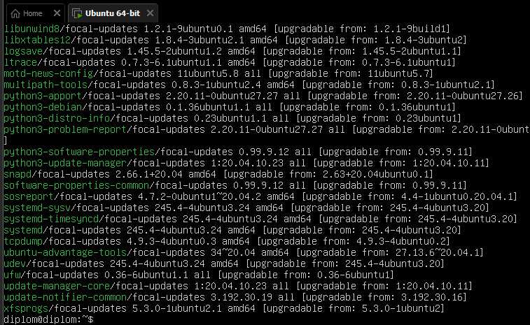 Обновление Ubuntu